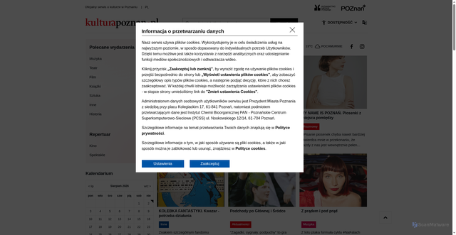 Security scan screenshot of https://kultura.poznan.pl