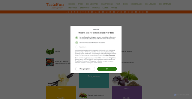 Security scan screenshot of https://tastehub.decorexpro.com