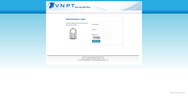 Security scan screenshot of https://clienttool-cadmin.vnpt-invoice.com.vn