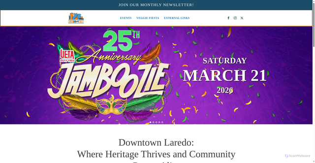Security scan screenshot of https://laredomainstreet.org/