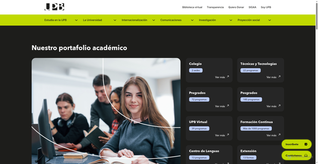 Security scan screenshot of https://upb.edu.co