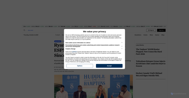 Security scan screenshot of https://frontofficesports.com/ryan-clark-could-be-on-thin-ice-at-espn-after-second-public-apology-since-may/