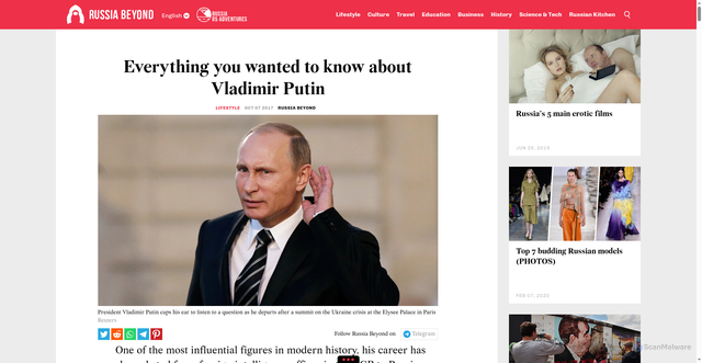 Security scan screenshot of https://www.rbth.com/arts/326341-everything-wanted-know-putin
