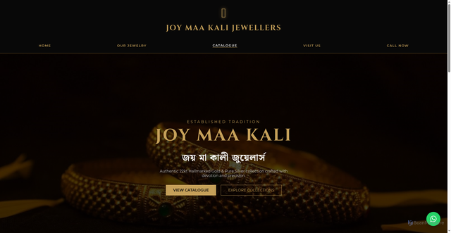 Security scan screenshot of https://joymaakalijewellers-pis9sb2u8m.edgeone.app/
