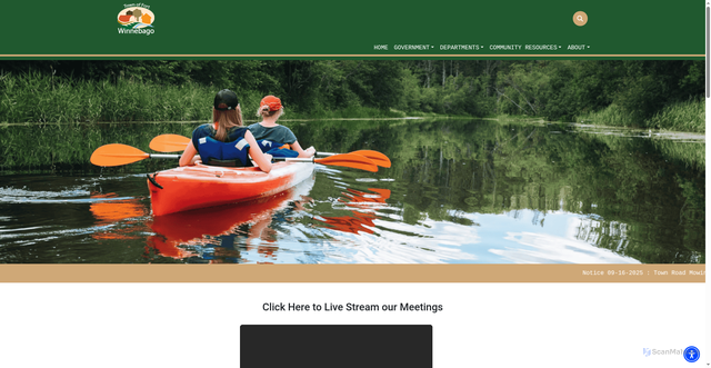 Security scan screenshot of https://fortwinn.gov/