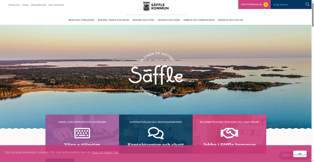 Security scan screenshot of https://saffle.se/