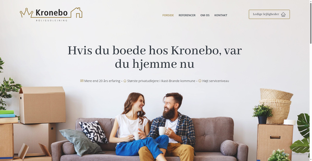 Security scan screenshot of https://kronebo.dk