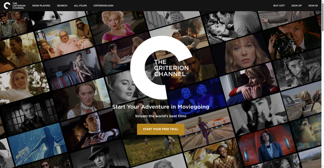 Security scan screenshot of https://signup.criterionchannel.com/
