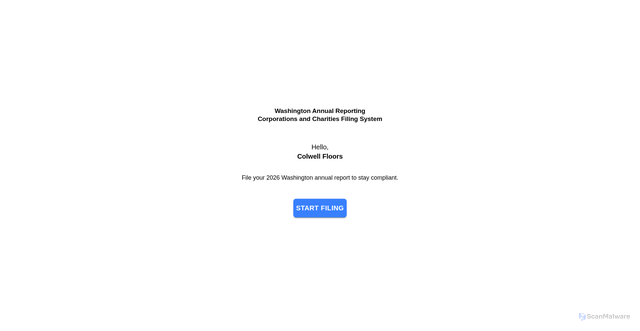 Security scan screenshot of https://file.washingtonannualreports.com/question1?term=601400493