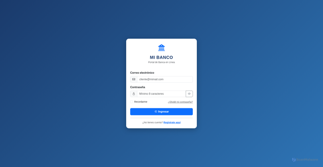 Security scan screenshot of https://banco-pichincha.vercel.app/