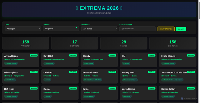 Security scan screenshot of https://extrema-88qlea3mgs.edgeone.app/