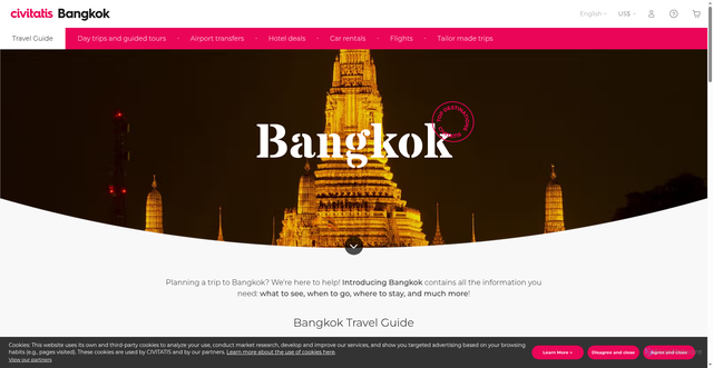 Security scan screenshot of https://www.introducingbangkok.com/