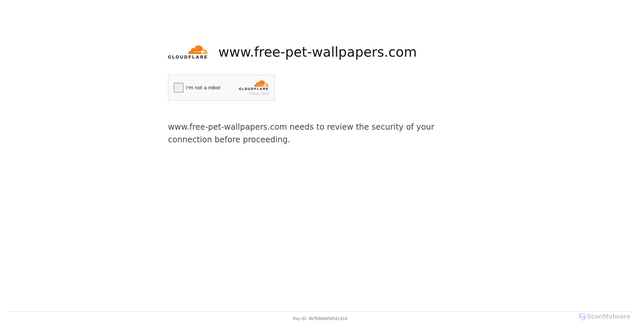 Security scan screenshot of https://free-pet-wallpapers.com