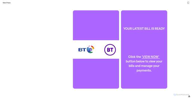 Security scan screenshot of https://prezo.ai/public/new-prezo--1e6fc567-b502-4055-a94a-19d0ebc7ff99