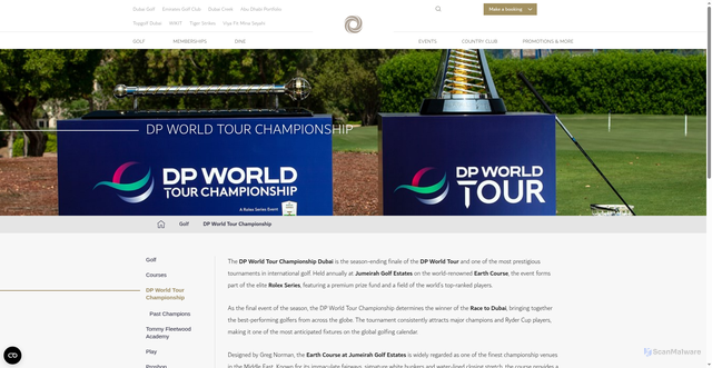 Security scan screenshot of http://www.dubaigolf.com/jge/golf/dp-world-tour-championship/