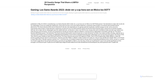 Security scan screenshot of https://divetarifahugo-pdab89y73r.edgeone.app/17018-gaming-los-game-awards-2023-dnde-ver-y-a-qu-hora-son-en-mxico-los-goty.html