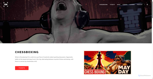 Security scan screenshot of https://chessboxingnation.com/