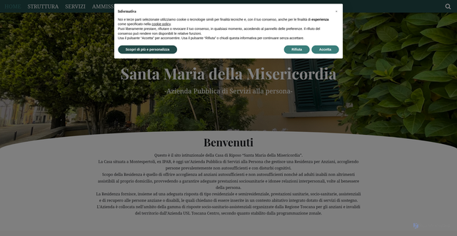 Security scan screenshot of https://www.casariposomontespertoli.com/