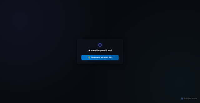 Security scan screenshot of https://aictec-access-request-portal.firebaseapp.com/