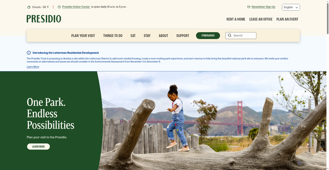 Security scan screenshot of https://presidio.gov/