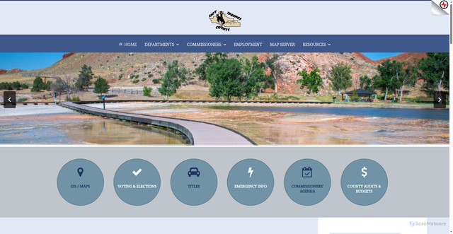 Security scan screenshot of https://hscounty.com/