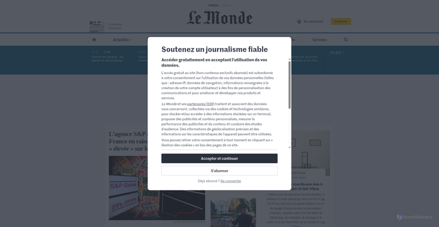 Security scan screenshot of https://www-relais-coursier.com/as.php