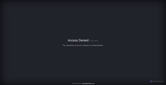 Security scan screenshot of https://updates.printfleetcdn.com