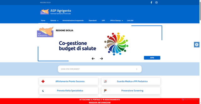 Security scan screenshot of https://www.aspag.it
