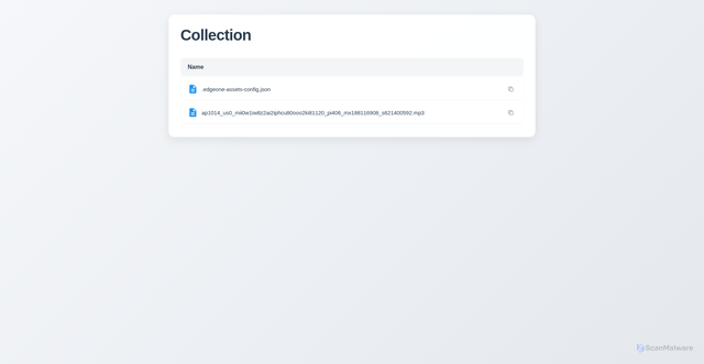 Security scan screenshot of https://mp3ya-6yki643t2m.edgeone.dev/