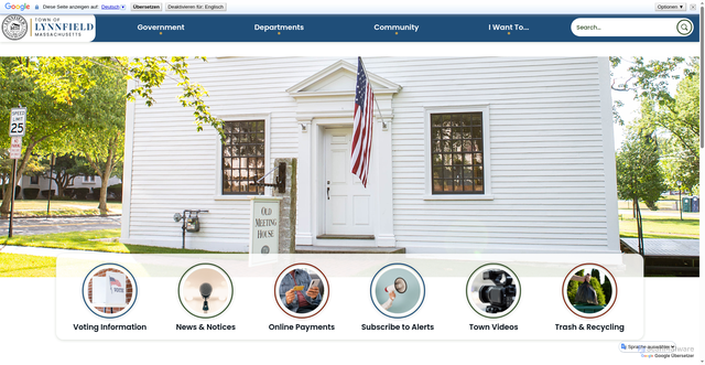 Security scan screenshot of https://www.lynnfieldma.gov/