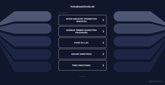 Security scan screenshot of https://findresultshub.com?dn=holzabsatzfonds.de