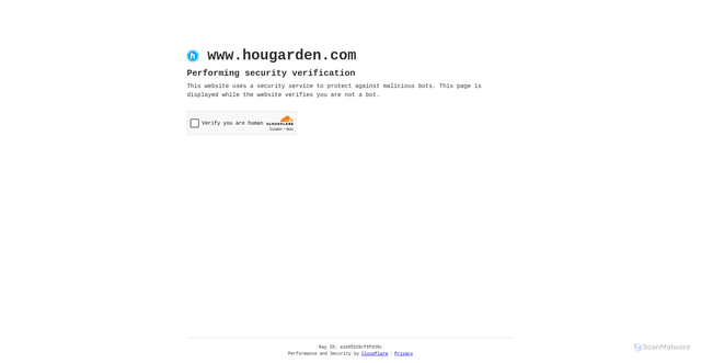 Security scan screenshot of https://hougarden.com