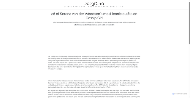 Security scan screenshot of https://cakrawalapixellab-dpet3uwhks0r.edgeone.app/26-of-serena-van-der-woodsens-most-iconic-outfits-on-gossip-girl.html