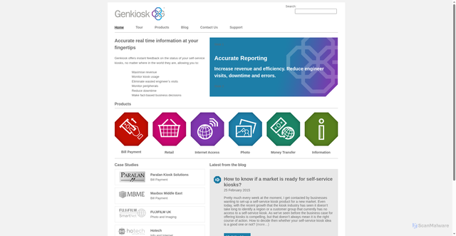Security scan screenshot of https://genkiosk.com