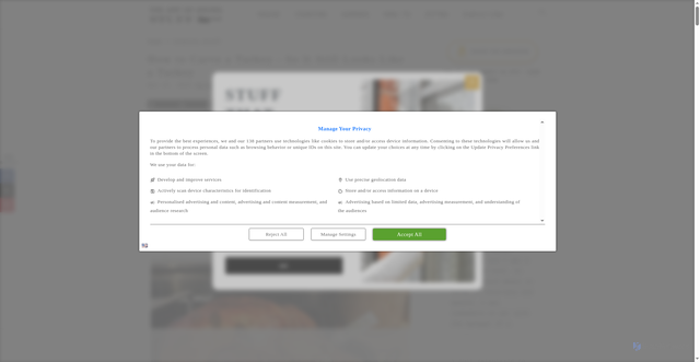 Security scan screenshot of https://www.theartofdoingstuff.com/how-to-carve-a-turkey/