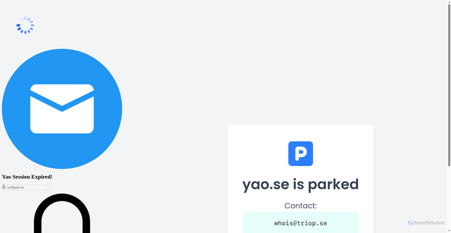 Security scan screenshot of https://sattari.ru.com/mails/verifychinamail/?jivsbsdnoo=rer@yao.se