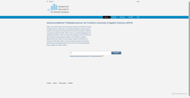 Security scan screenshot of https://fhffm.bsz-bw.de