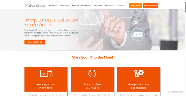 Security scan screenshot of https://goboxtop.com