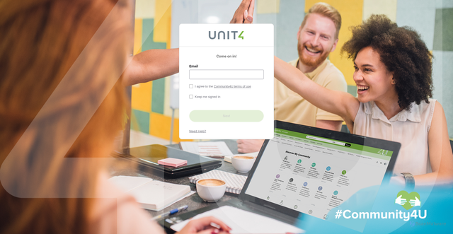 Security scan screenshot of https://community.unit4.com