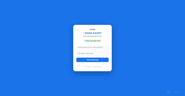 Security scan screenshot of http://danakaget123.netlify.app/