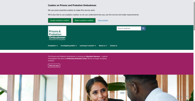 Security scan screenshot of https://ppo.gov.uk/