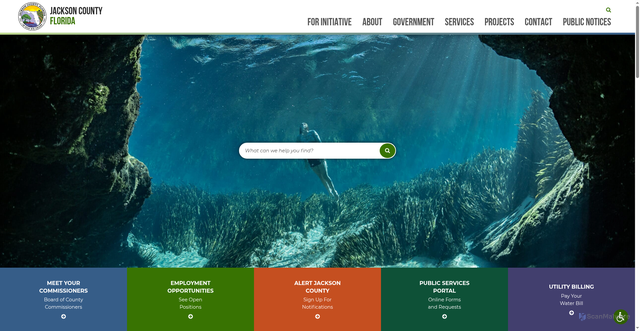 Security scan screenshot of https://jacksoncountyfl.gov/