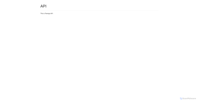 Security scan screenshot of https://api.teamgo.io