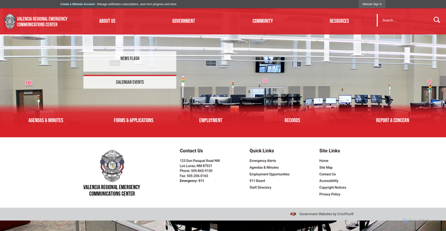 Security scan screenshot of https://vrecc-nm.gov/