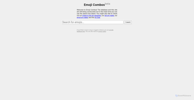 Security scan screenshot of https://emojicombos.com