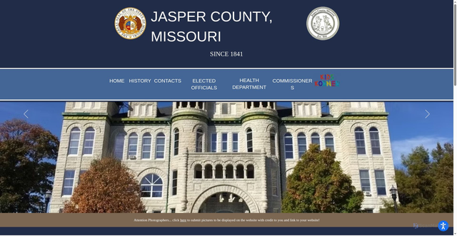 Security scan screenshot of https://www.jaspercountymo.gov/