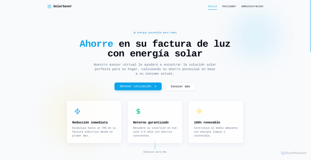 Security scan screenshot of http://solar-mvp.pages.dev/