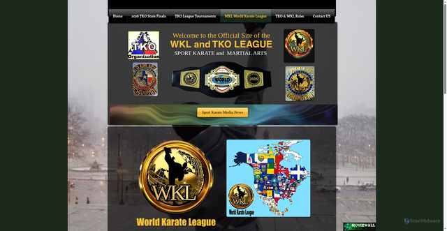 Security scan screenshot of https://www.tkoleague.com/