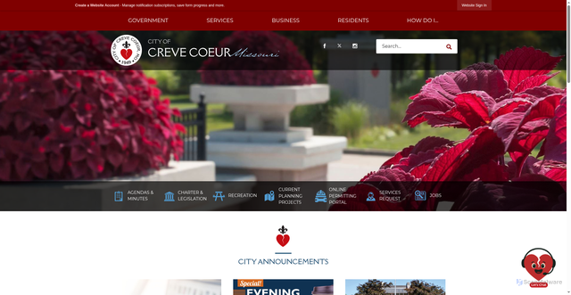 Security scan screenshot of https://crevecoeurmo.gov/