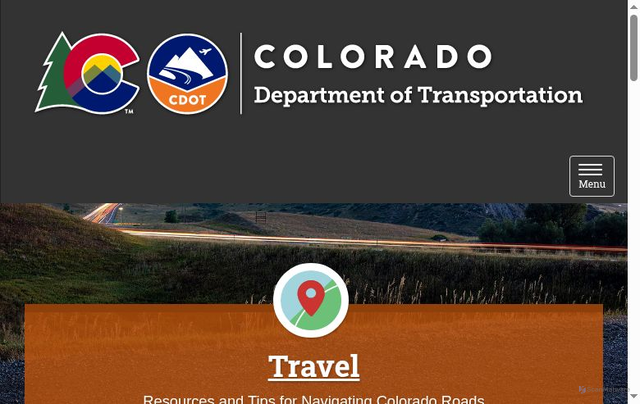 Security scan screenshot of https://www.codot.gov/